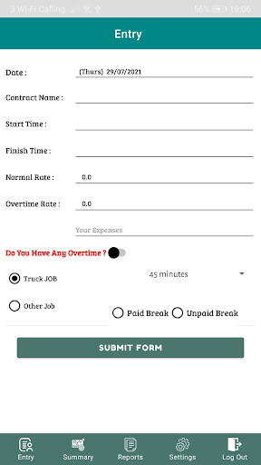 Truck Invoice - Transport Inv Screen 2