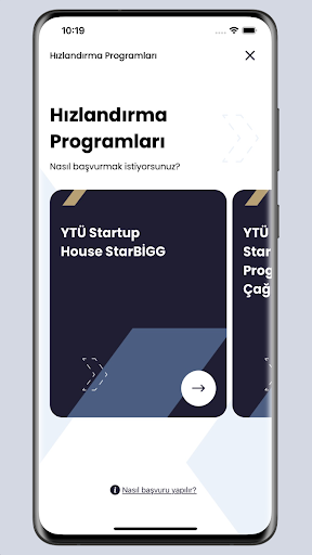 YTU Startup House Screen 2