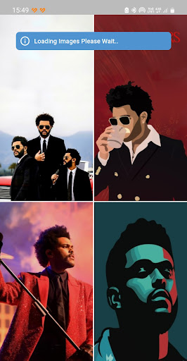Android application The Weeknd Wallpapers screenshort