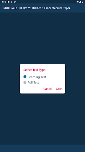 RRB Group D Practice Tests Screen 2