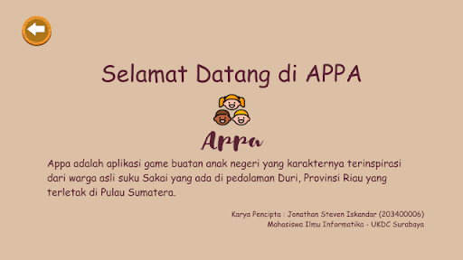 Android application APPA screenshort