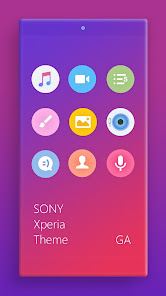 i XPERIA Theme | OS Style X ????Design For SONY