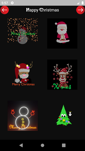 Christmas GIF Screen 3