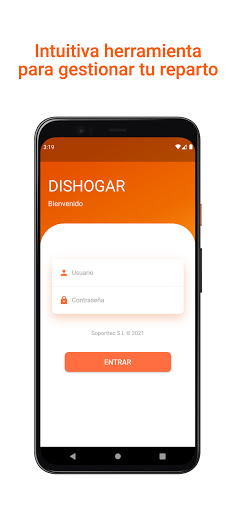 Android application Dishogar screenshort