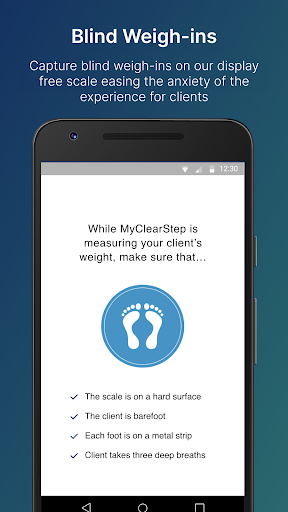 MyClearStep for Admins Screen 2