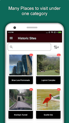 Screenshot of Trinidad and Tobago Travel & E