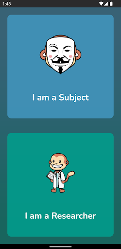 Android application SubjectData screenshort