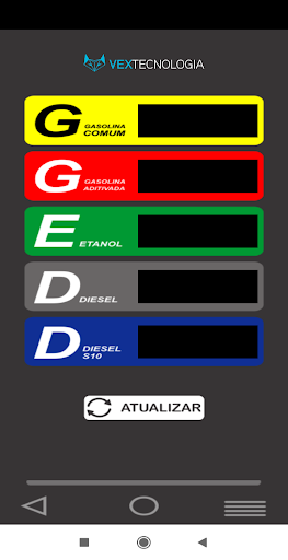 Android application Vex Postos screenshort