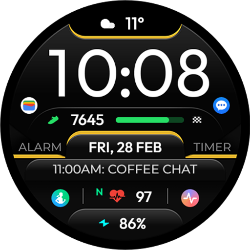 TVV Sport 6 Digital Watch Face Logo