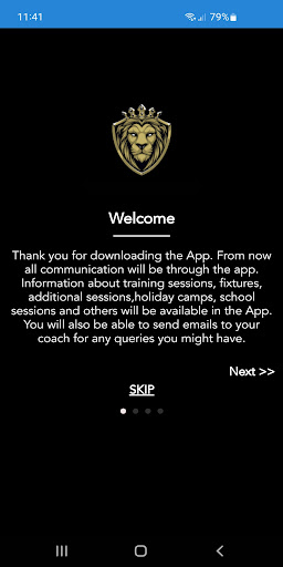 Select Football Academy Screen 2