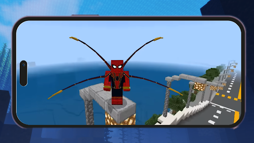 Android application Spider-Man Game Mod Minecraft screenshort