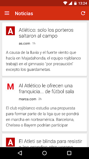 SocialCorner para Atlético Screen 2