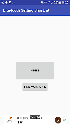 Bluetooth Settings Shortcut Screen 2