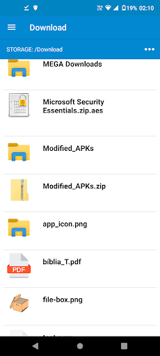 File Manager Screen 2