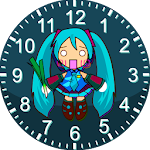 Cover Image of ダウンロード Miku Watch face for wear  APK