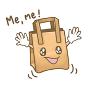Choose the Paper Bag Sticker Pack by Pomelo Tree