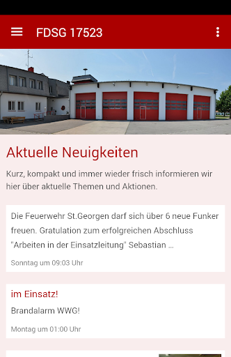 Android application Feuerwehr St.Pölten-St.Georgen screenshort