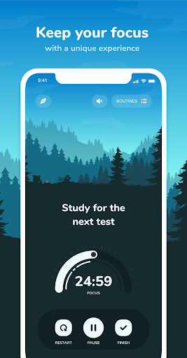 Android application Doro: Pomodoro Focus Timer screenshort