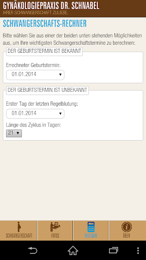 Dr. Schnabel Gynäkologie Screen 3