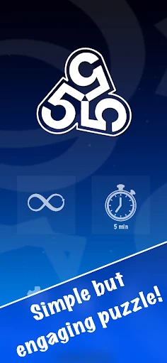 555 - Numbers Puzzle Game - Screenshot 1