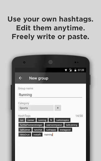HashTag Organizer Screen 3