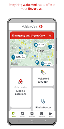 Android application WakeMed screenshort