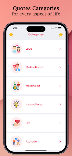 Android application Motivation: Quotes and Sayings screenshort