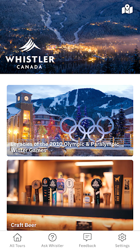 Android application Go Whistler Tours screenshort