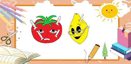 Android application Mr Tomatos Coloring Book screenshort