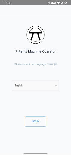 Android application PiRentz Operator screenshort