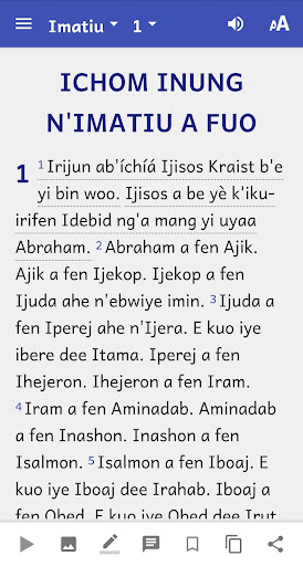 Bekwarra Bible Screen 2