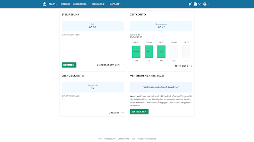 ZeitFabrik Screenshot
