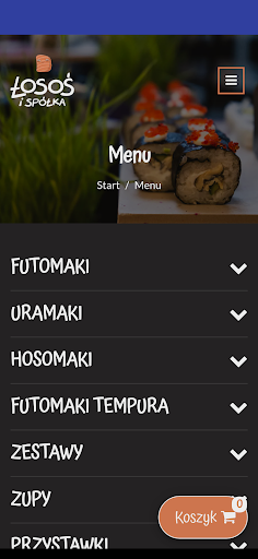 Android application Łosoś i Spółka screenshort