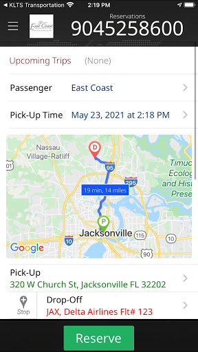 East Coast Transportation Screen 2