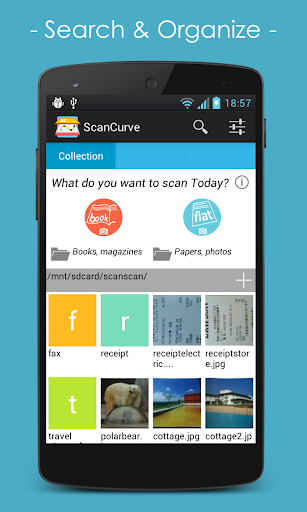 Android application ScanCurve Scanner screenshort