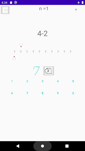 N-back Math Screen 3