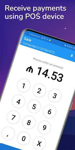 Android application Taxi POS screenshort