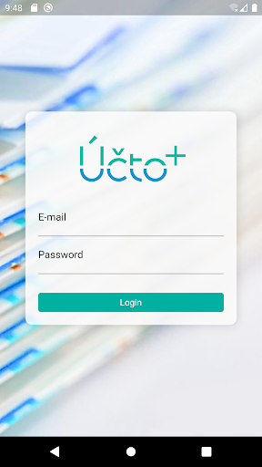Android application Účto+ Skener screenshort