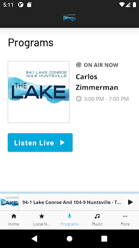 94.1 & 104.9 The Lake Screen 3