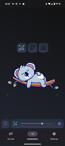 Screenshot of Sleepy Baby Panda: White Noise