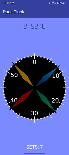Pace Clock - Swimming Screen 3
