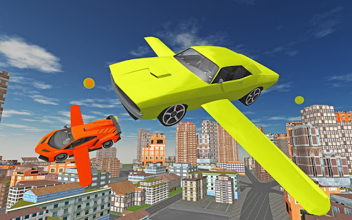 Futuristic Real Flying Car 3D Screen 3