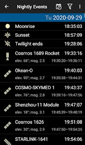 Screenshot 2 Heavens-Above Pro android