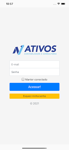 Android application Ativos screenshort