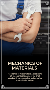 Mechanic of Materials Book App