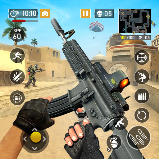 Jeu de tir de poulet Simulateur de pistolet 3D Jeu de tir FPS