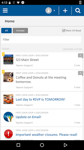 Android application Haring Realty First Look screenshort