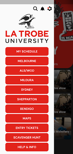 La Trobe University Open Day Screen 2