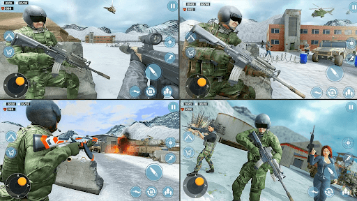 Modern Commando 3D: Army Games - Action - games