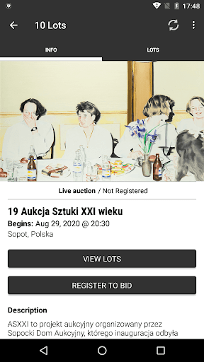 Sopocki Dom Aukcyjny Screen 2